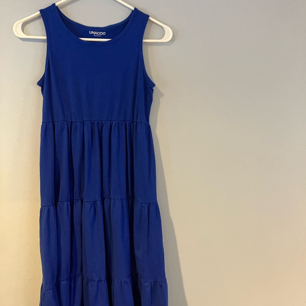 Royal Blue Sleeveless Maxi Dress